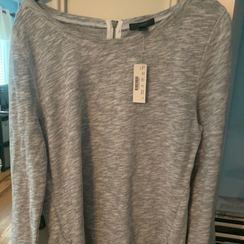 JCrew sweater with zipper design